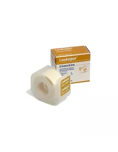 Leukopor esparadrapo papel 2,5 x 9,2 dispensador