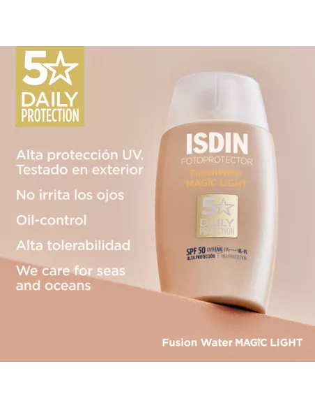 Isdin SPF50 fusion water color light 50ml