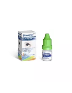 Reactine Levocabastina 0.5 mg/ml Colirio 1 Frasco Suspensión 4 ml