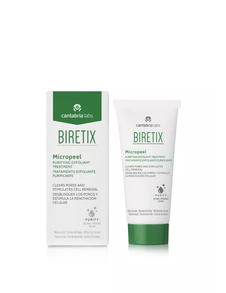 Biretix Micropeel Tratamiento Exfoliante Purificante 50 Ml