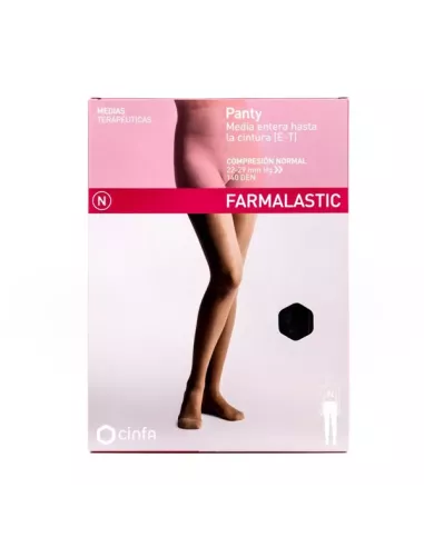 PANTY COMP NORMAL 140 DEN FARMALASTIC NEGRO T- M