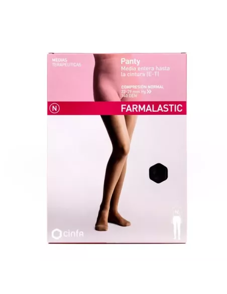 PANTY COMP NORMAL 140 DEN FARMALASTIC NEGRO T- M