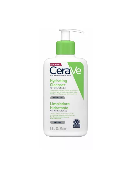Cerave Limpiadora Hidrante 1 Envase 236 ML Piel Seca