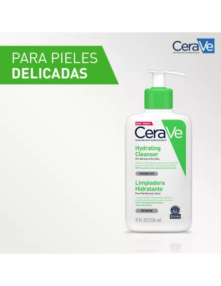Cerave Limpiadora Hidrante 1 Envase 236 ML Piel Seca