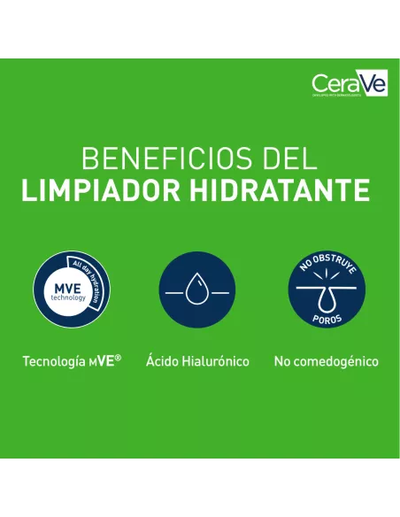 Cerave Limpiadora Hidrante 1 Envase 236 ML Piel Seca