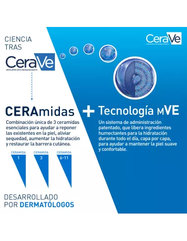 Cerave Limpiadora Hidrante 1 Envase 236 ML Piel Seca