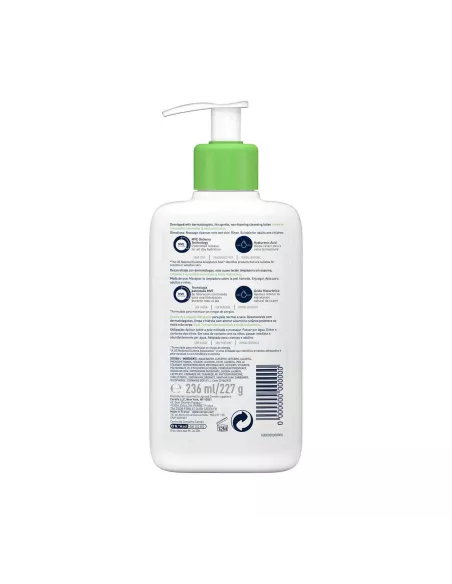Cerave Limpiadora Hidrante 1 Envase 236 ML Piel Seca