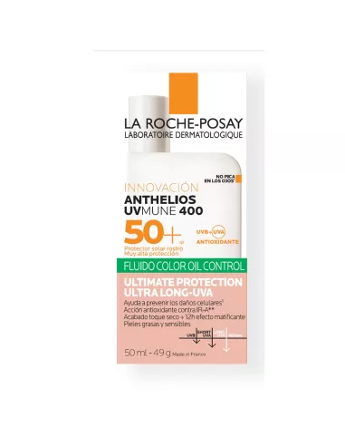Anthelios Fluido Invisible Oil Control SPF50+ Color