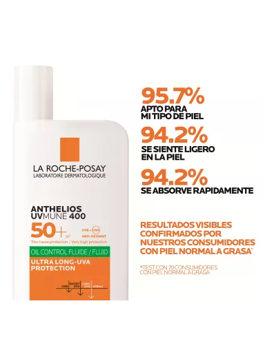 Anthelios Uvmune 400 Oil Control Fluido SPF50+ 50ml