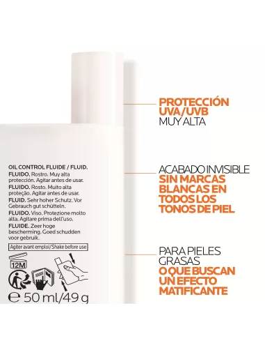 Anthelios Uvmune 400 Oil Control Fluido SPF50+ 50ml