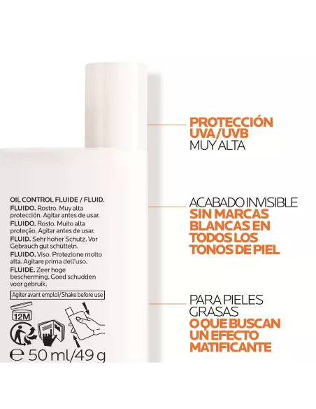 Anthelios Uvmune 400 Oil Control Fluido SPF50+ 50ml
