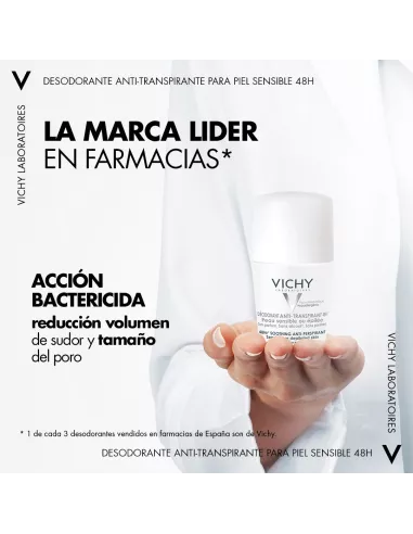 Vichy Desodorante Bola Piel Sensible 50 ml