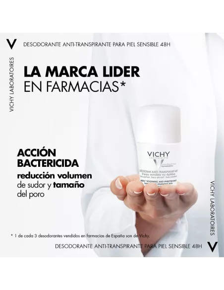 Vichy Desodorante Bola Piel Sensible 50 ml
