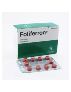 Foliferron 100 mg / 0,150 mg comprimidos recubiertos
