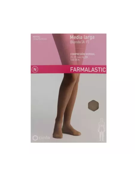 MEDIA LARGA (A-F) COMP NORMAL FARMALASTIC BLONDA T. RP
