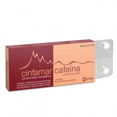 Cinfamar Cafeína 50 mg/50 mg 4 comprimidos recubiertos Cinfa - 1