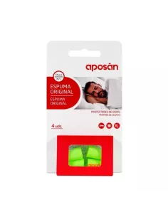 Tapones oidos espuma original aposan 4 unidades talla s 2