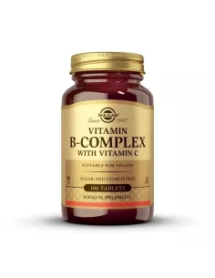 Solgar Vitamina B Complex Con Vitamina C 100 Comprimidos