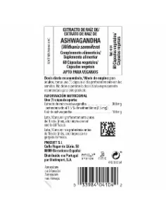 Solgar Extracto De Raiz De Ashwagandha 60 Capsulas Vegetales 2