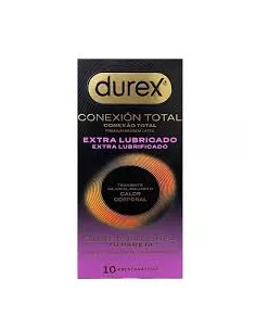 Durex Conexion Total Extra Lubricado 10 Preservativos