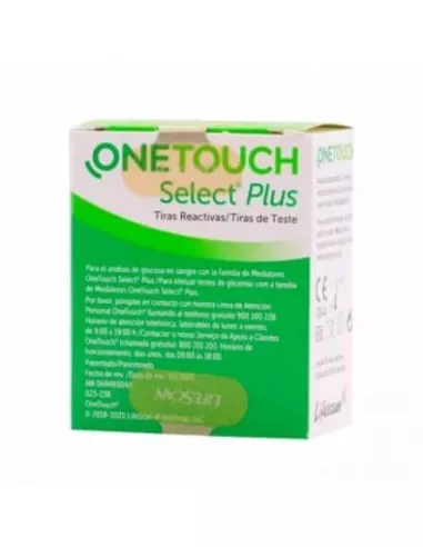 Tiras Reactivas Glucemia Onetouch Select Plus 1