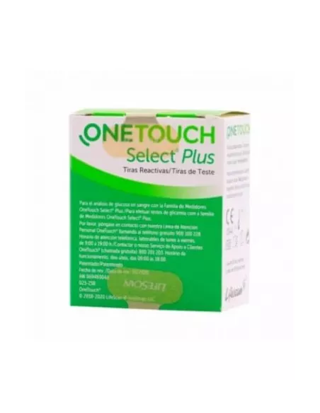 Tiras Reactivas Glucemia Onetouch Select Plus 1