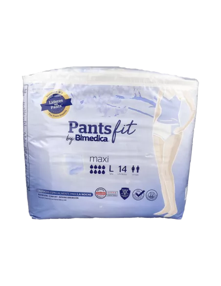 Absorbente De Incontinencia De Orina Fit Pants Maxi 14 Unidades Talla Grande