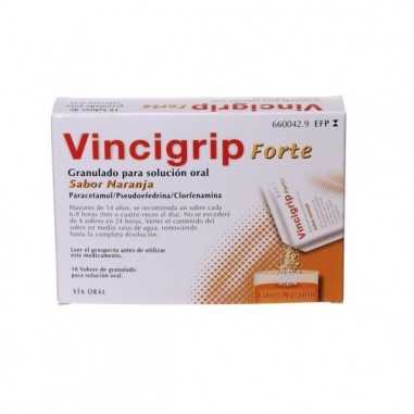 Vincigrip Forte 10 sobres granulado para solución Oral (sabor Naranja) Salvat - 1