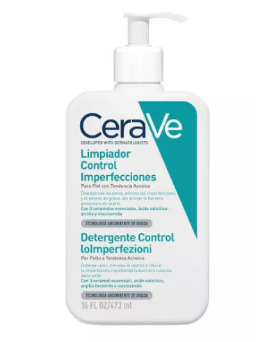 Cerave Limpiador Control Imperfecciones Piel Acne 454 G