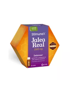 Sante Verte Stimunex Jalea Real Desarrollo Y Defensas Infantil 20 Viales 10 Ml Sabor Fresa
