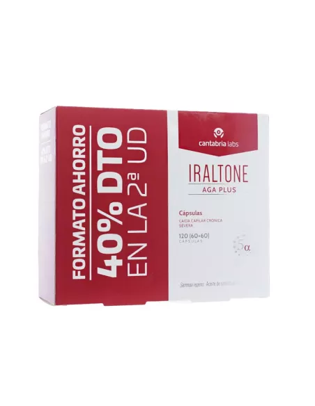 Iraltone Duplo Aga Plus 120 Capsulas