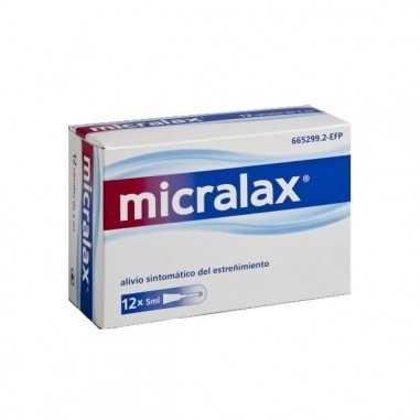 Micralax Citrato/lauril Sulfoacetato 450 mg/ml + 45 mg/ml solución Rectal 12 Enemas 5 ml Johnson & johnson - 1
