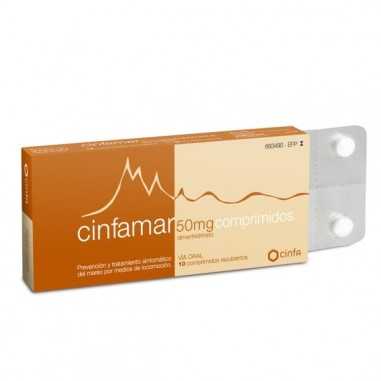 Cinfamar 50 mg 10 comprimidos recubiertos Cinfa - 1