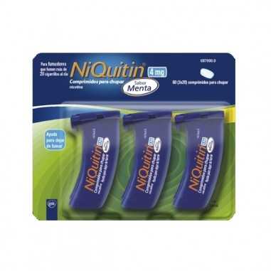 Niquitin 4 mg 60 comprimidos para Chupar (sabor Menta) Perrigo España - 1