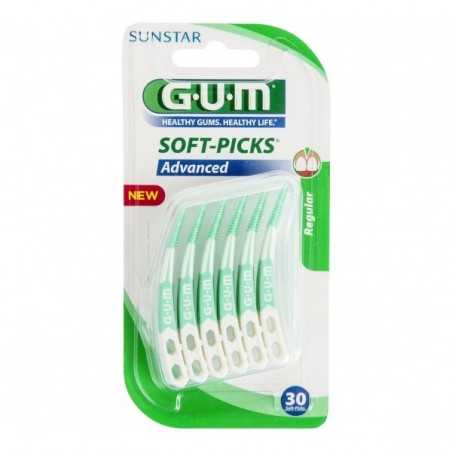 Gum Soft Picks Advanced Gum 650 30 U Sunstar - 1