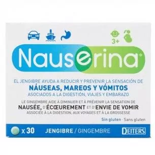Nauserina 30 Comp Jengibre Deiters - 1