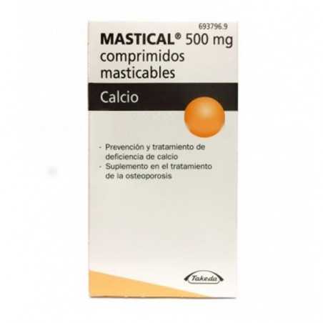Mastical 1250 mg (500 mg Ca) 60 comprimidos Masticables Takeda farmaceutica españa s.a. - 1