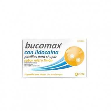 Bucomax Lidocaina 24 Pastillas para Chupar Limón Cinfa - 1