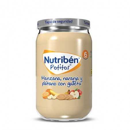Nutriben Manzana Naranja Plátano y galleta Potito 235 g Alter fcia - 1