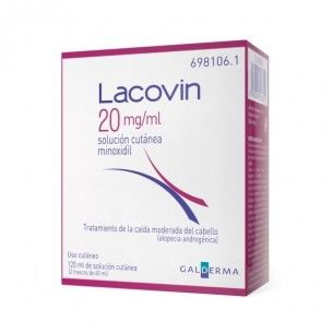 Lacovin 20 mg/ml solución Cutánea 2 Frascos 60 ml Galderma - 1