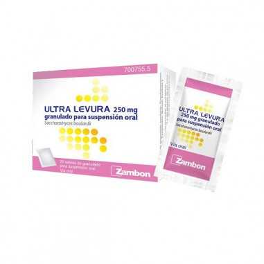 Ultra-levura 250 mg 20 sobres granulado para Suspensión Oral Zambon - 1