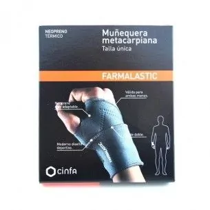 Muñequera Metacarpiana Neopreno Talla única Farmalastic Cinfa - 1