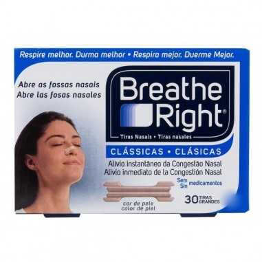 Tiras Nasales Breathe Right Clasica Grande 30 U+ Reva health - 1