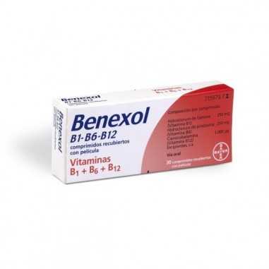 Benexol B1-b6-b12 30 comprimidos recubiertos Bayer hispania s.l. - 1
