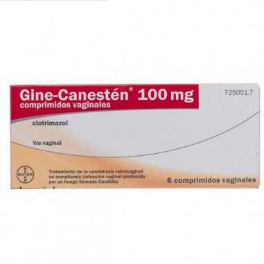 Gine-canesten 100 mg 6 comprimidos Vaginales Bayer hispania s.l. - 1