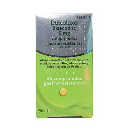 Dulcolaxo Bisacodilo 5 mg 30 comprimidos Gastrorresistentes Sanofi aventis s.a. - 1