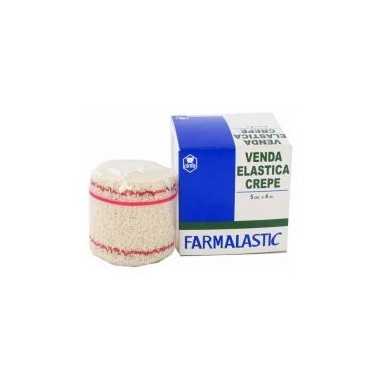 Venda Elástica Crepe Farmalastic 4 M X 5 Cm Cinfa - 1