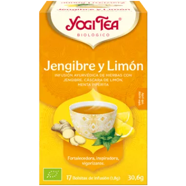 Yogi Tea Jengibre y Limón Infusiones Nutrition & Sante Iberia - 1