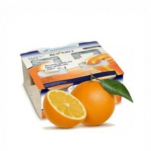 Resource Aqua + Gelificada 125 g 4 Tarrinas Naranja Nestle españa - 1