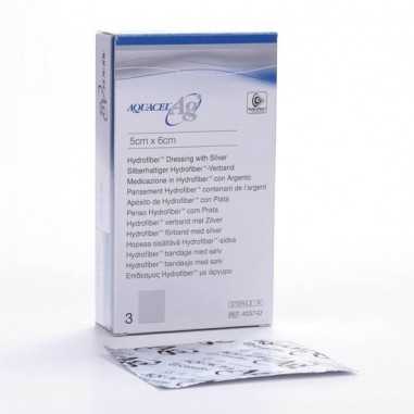 Aquacel Ag Apósito Estéril 5 X 6 Cm 3 U Convatec - 1